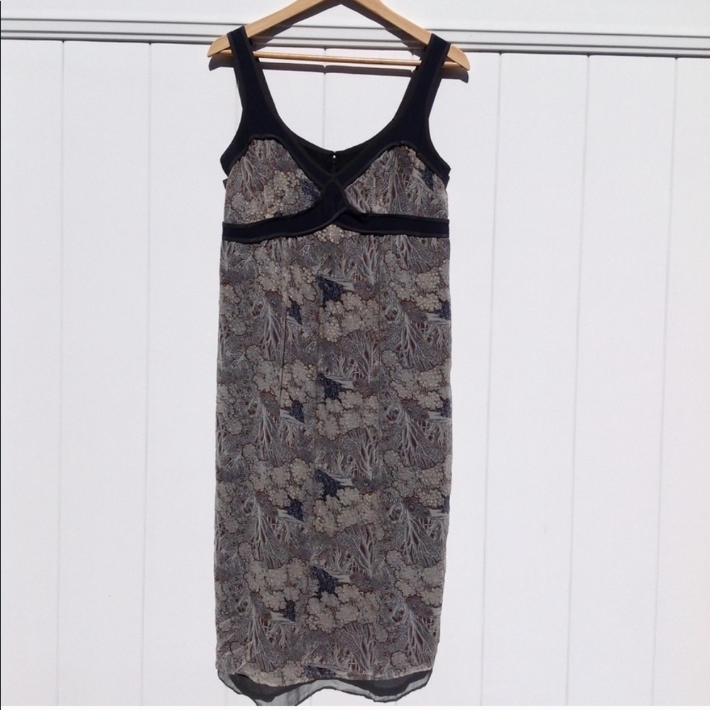 A Pea in the Pod Silk Maternity Dress